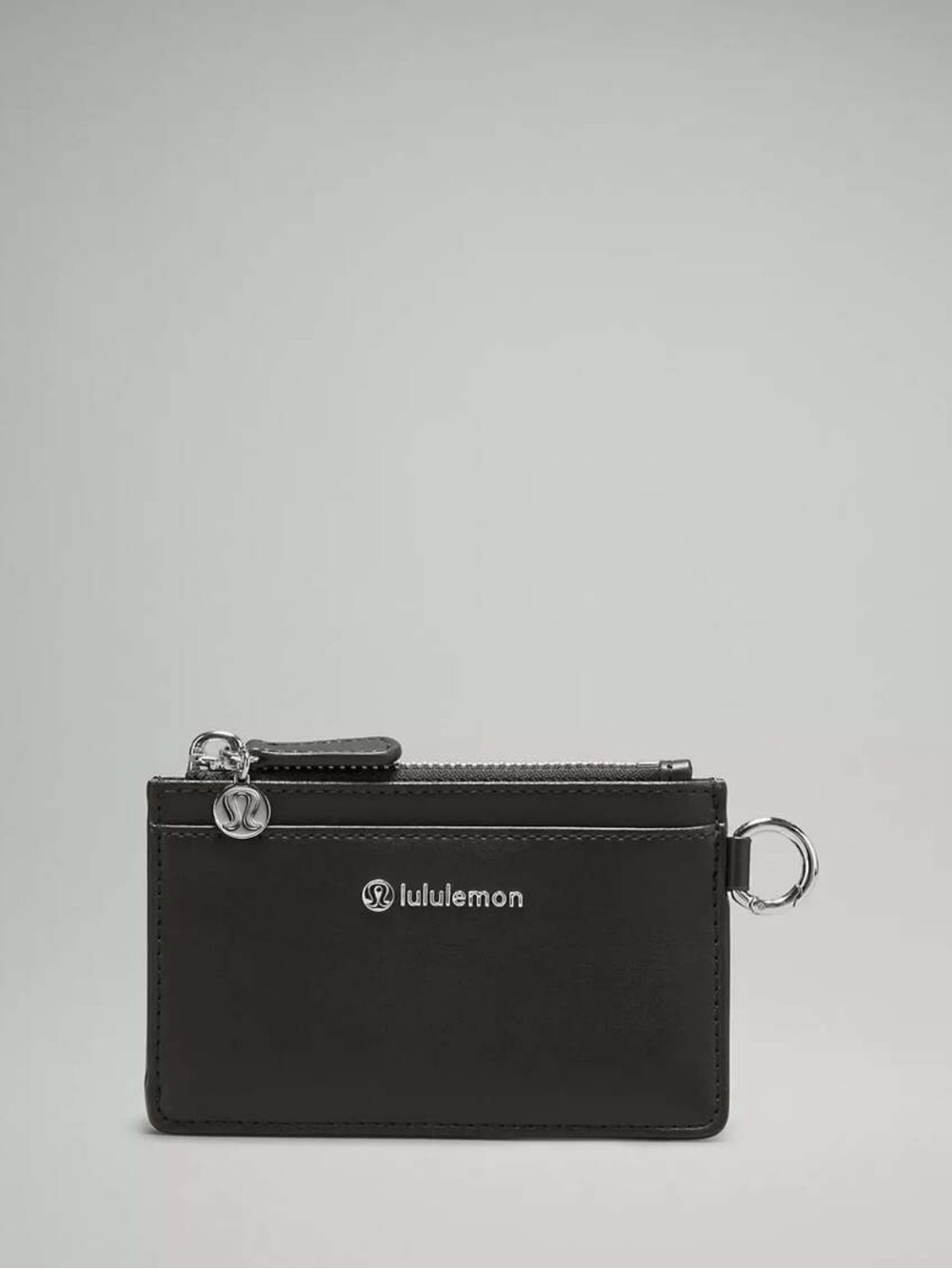 NEW Lululemon Cactus “Leather” Wallet Black and Silver